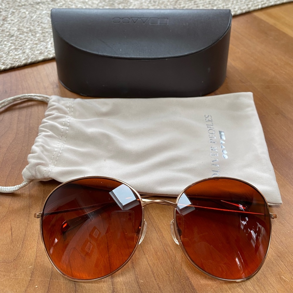 Oliver People's Oversized Polarized Blondell Sunglasses
